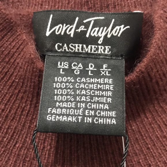 Lord & Taylor 100% Cashmere Women’s Sweater Size Large - Picture 3 of 4
